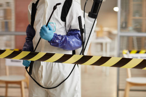 Professional Trauma Scene Cleanup technician working in Center, NE